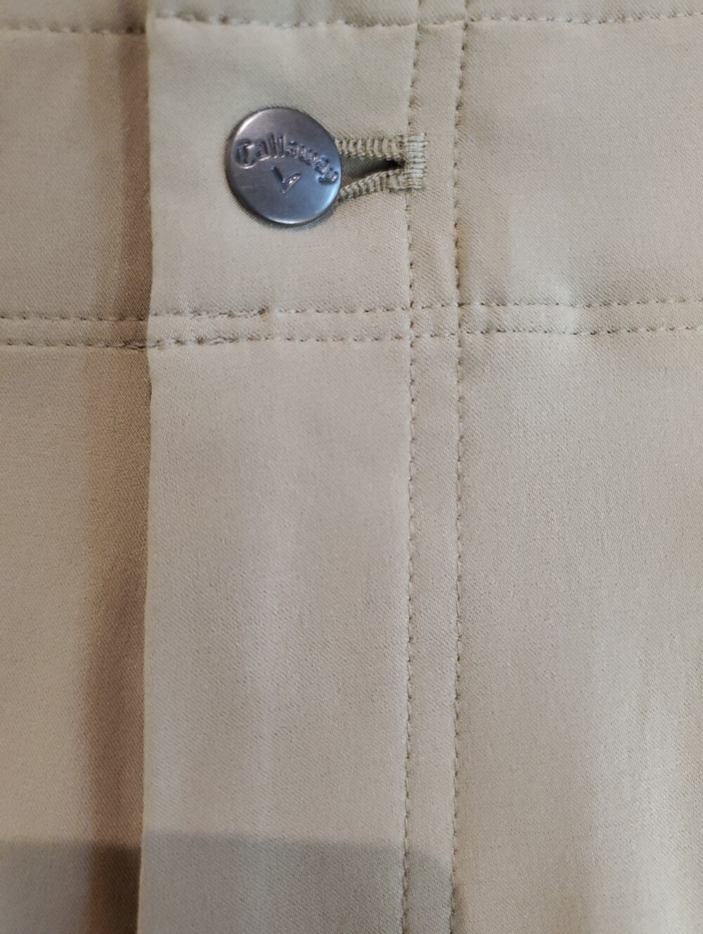 NWT Callaway Men's Flat-Front Tan Golf Performance Shorts 9" Inseam Size 36 - Picture 10 of 11